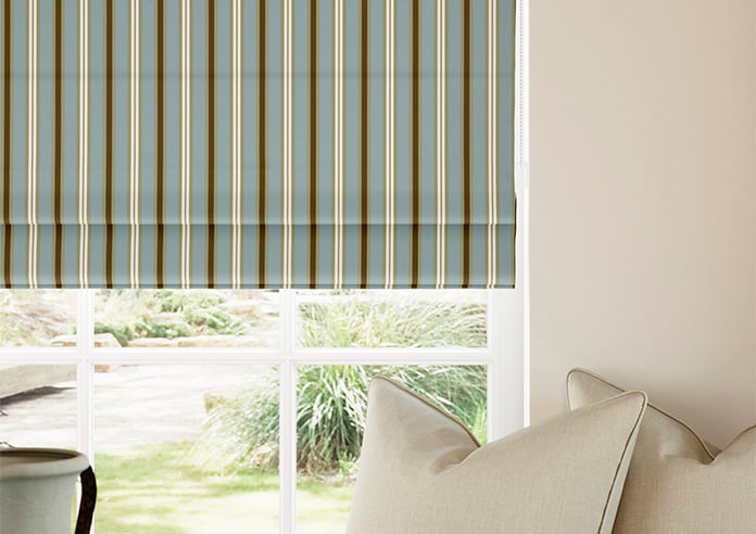The British Stripe Co. Charles, Derwent No.1 - Twist&Fit Roman Blind - Image 5